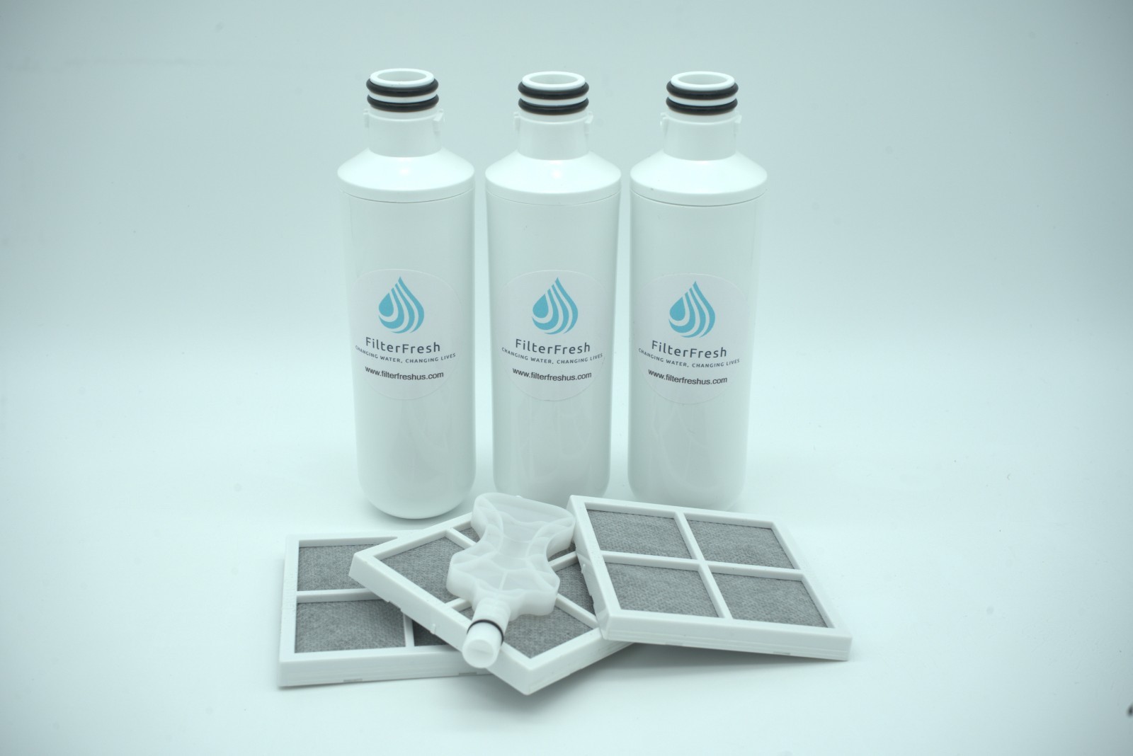 3 Pack Replacement Filter Fits LG LT1000P ADQ74793501 MDJ64844601 Refrigerator