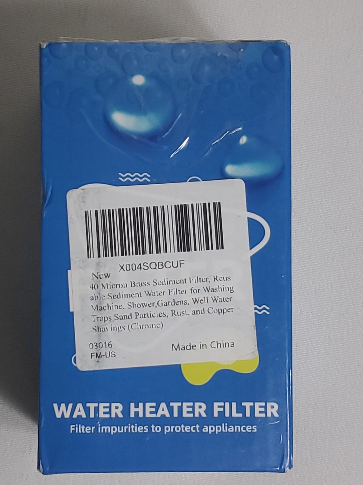 Stainless Steel Sediment Filter for Water Heater Reusable 1/2 3/4 Inch Screens