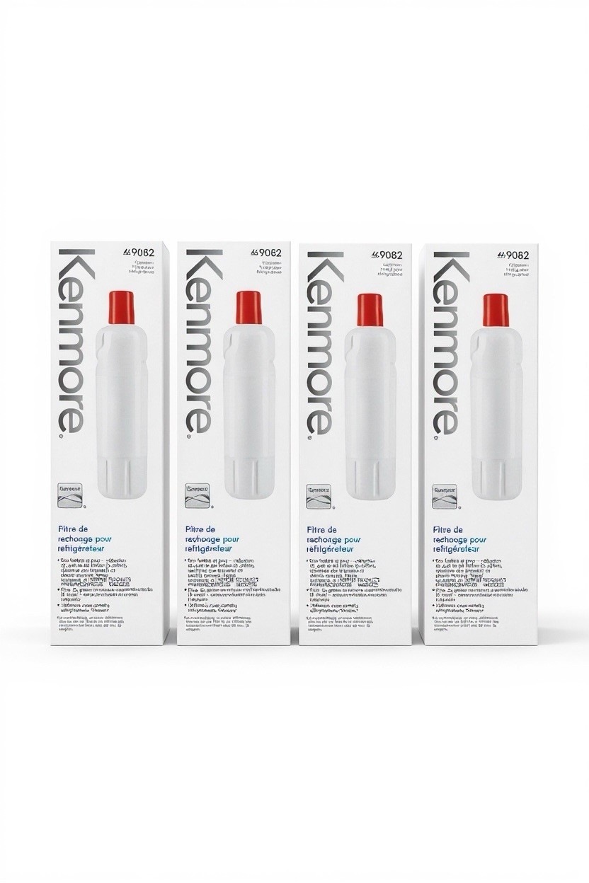 4 Pack Kenmore 9082 469082 Refrigerator Water Filter New Sealed 46-9082