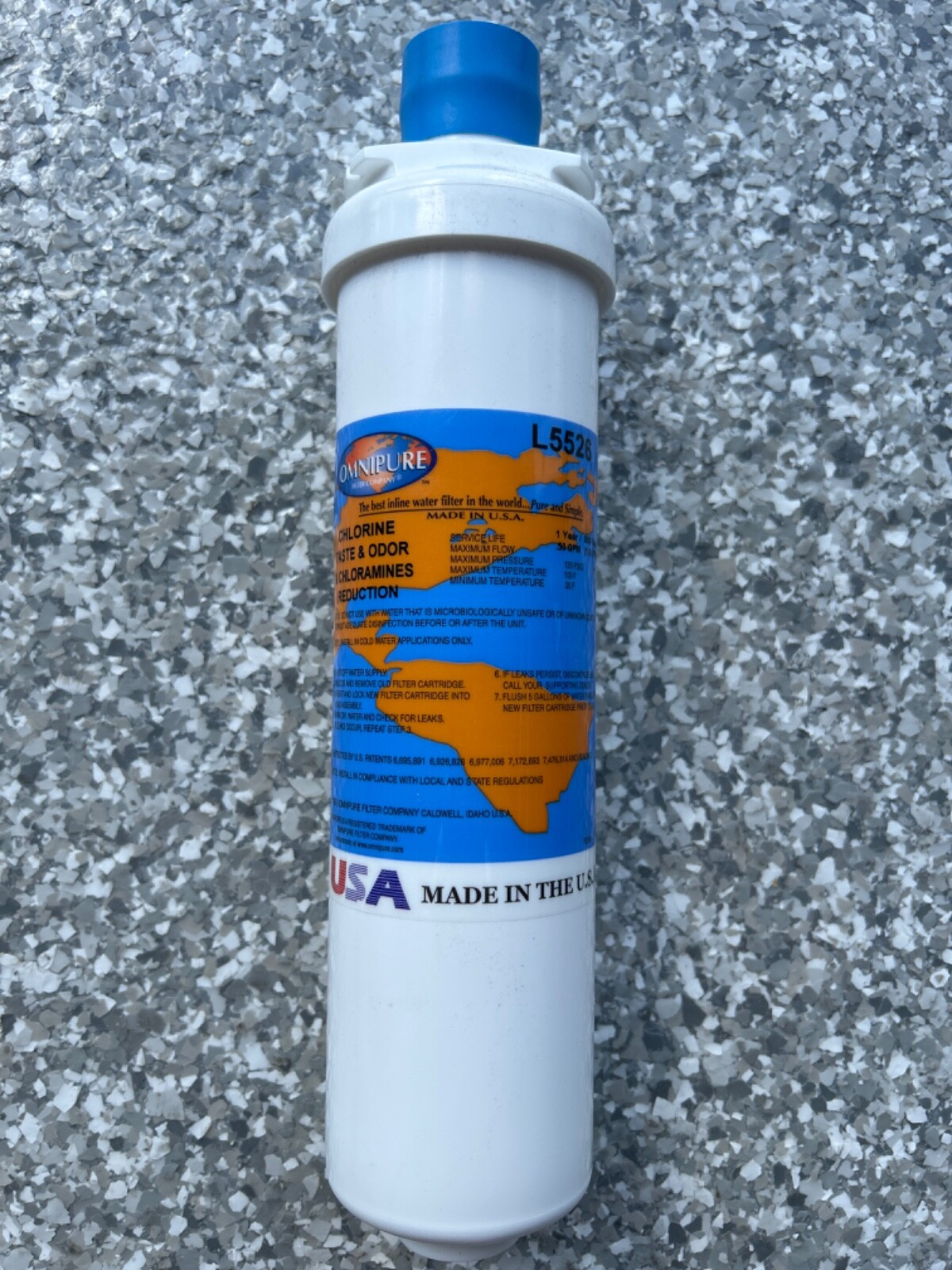 Omnipure L5526 2.5 X 10″ Catalytic Carbon Block Water Filter (P/N 0006424)