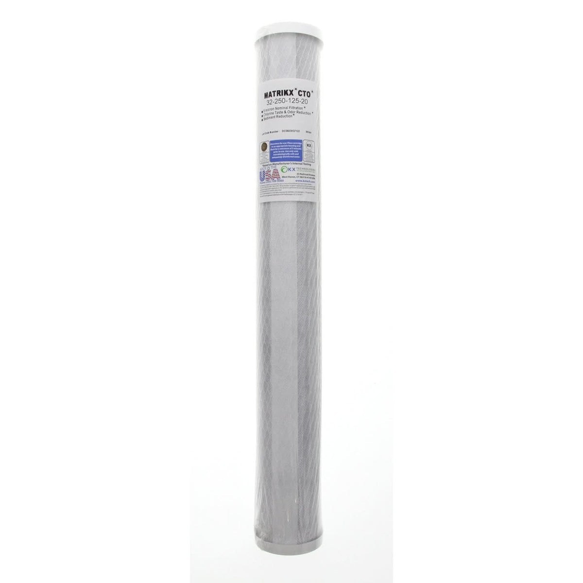 MATRIKX Water Filter CTO Plus 01-250-125-20 New
