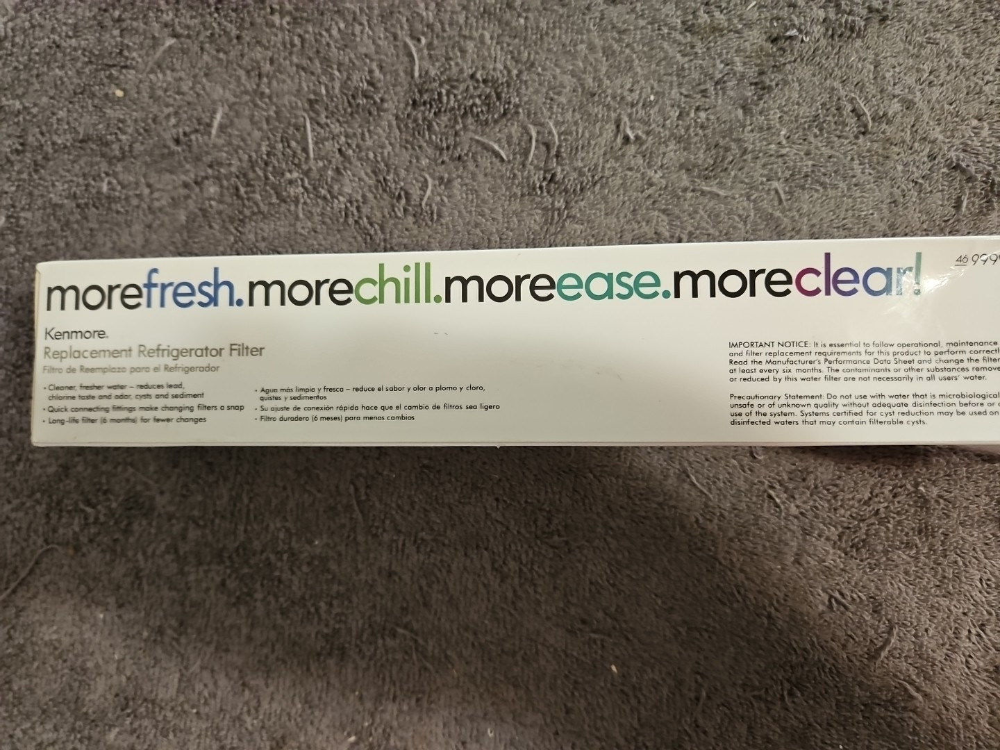 Kenmore Clear! 46 9999 Premium Refrigerator Filter – New & Sealed