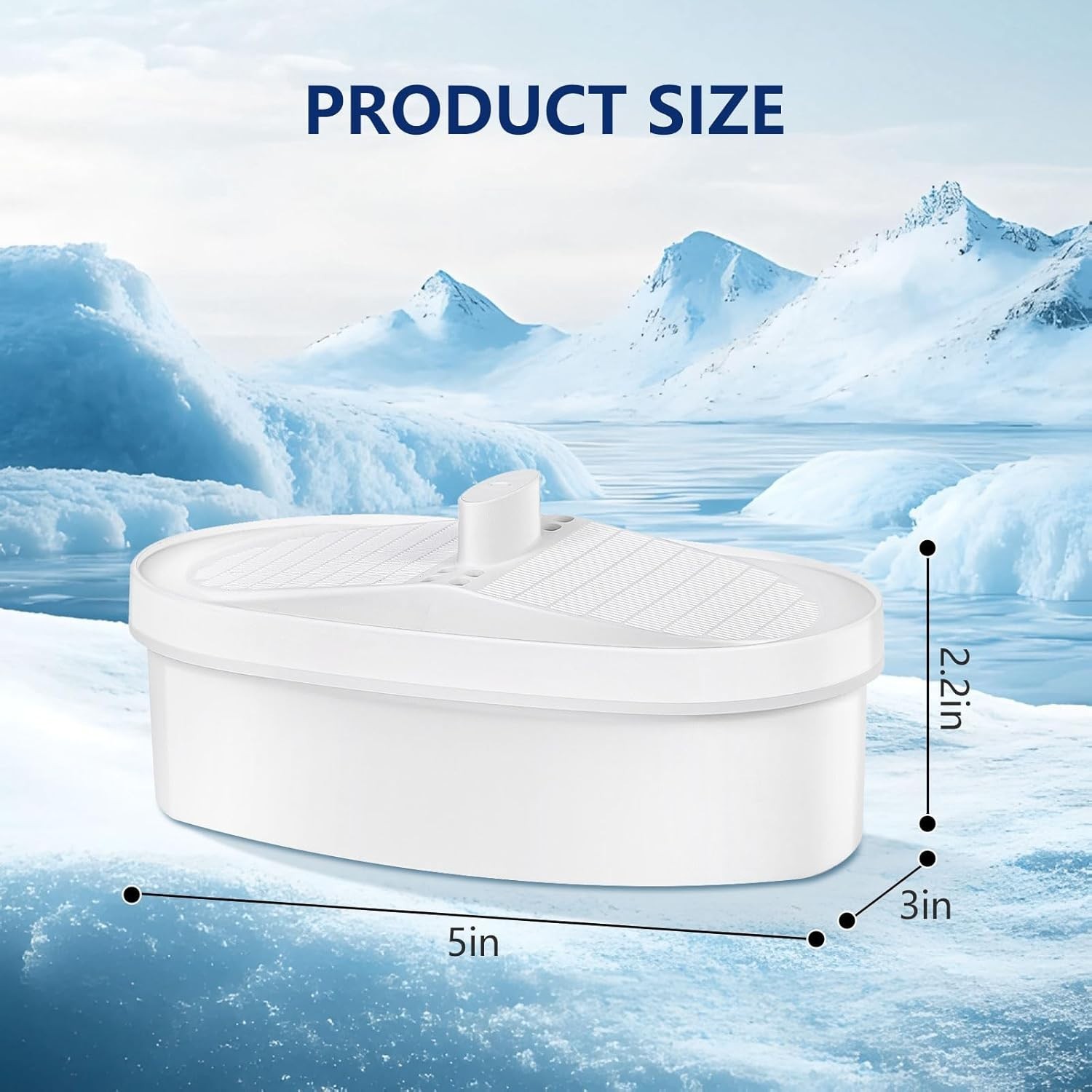 Activated Carbon Filters for Waterdrop Pitchers, 200 Gallons Lifespan