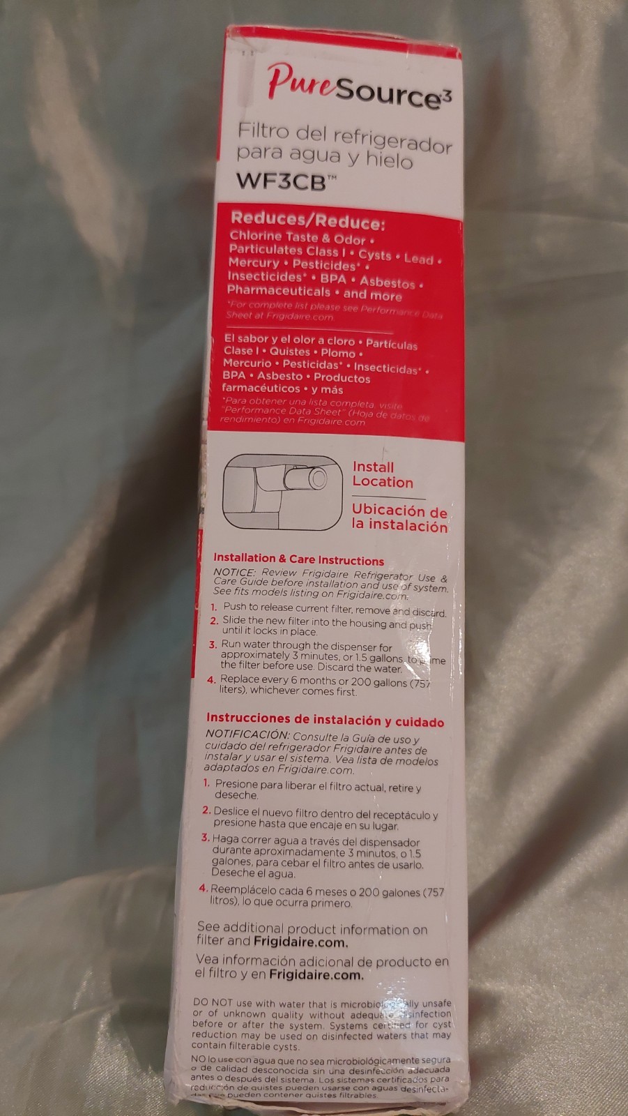 (1) Genuine Frigidaire Puresource3 Refrigerator Water Filter – WF3CB Brand New
