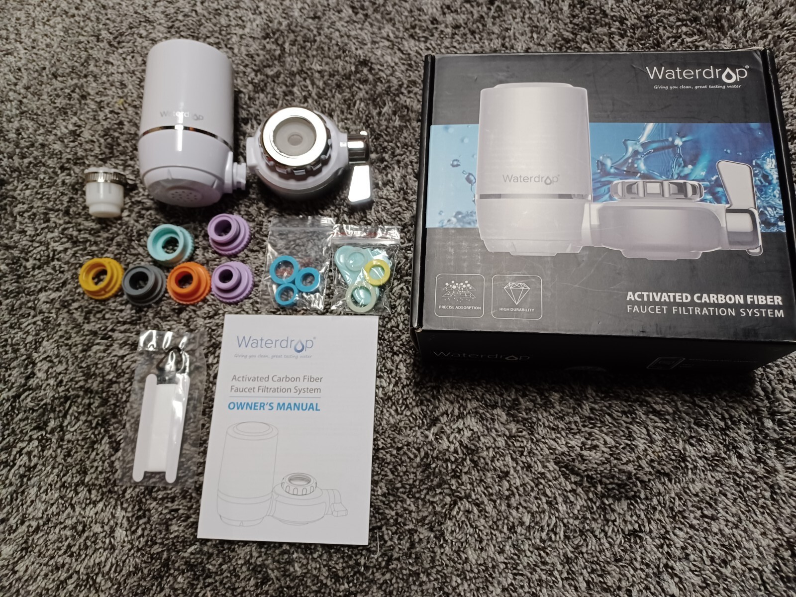 Waterdrop Activated Carbon Fiber Filtration System Model WD-FC-01
