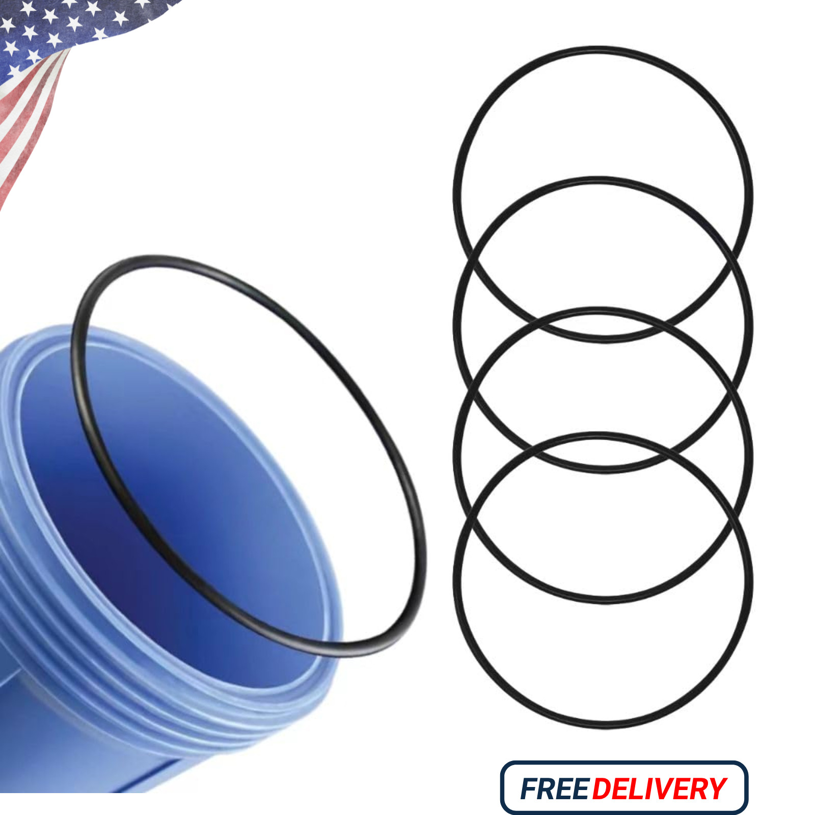 5Pcs 151122 O-Ring for Pentek Pentair Water Big Blue Housings
