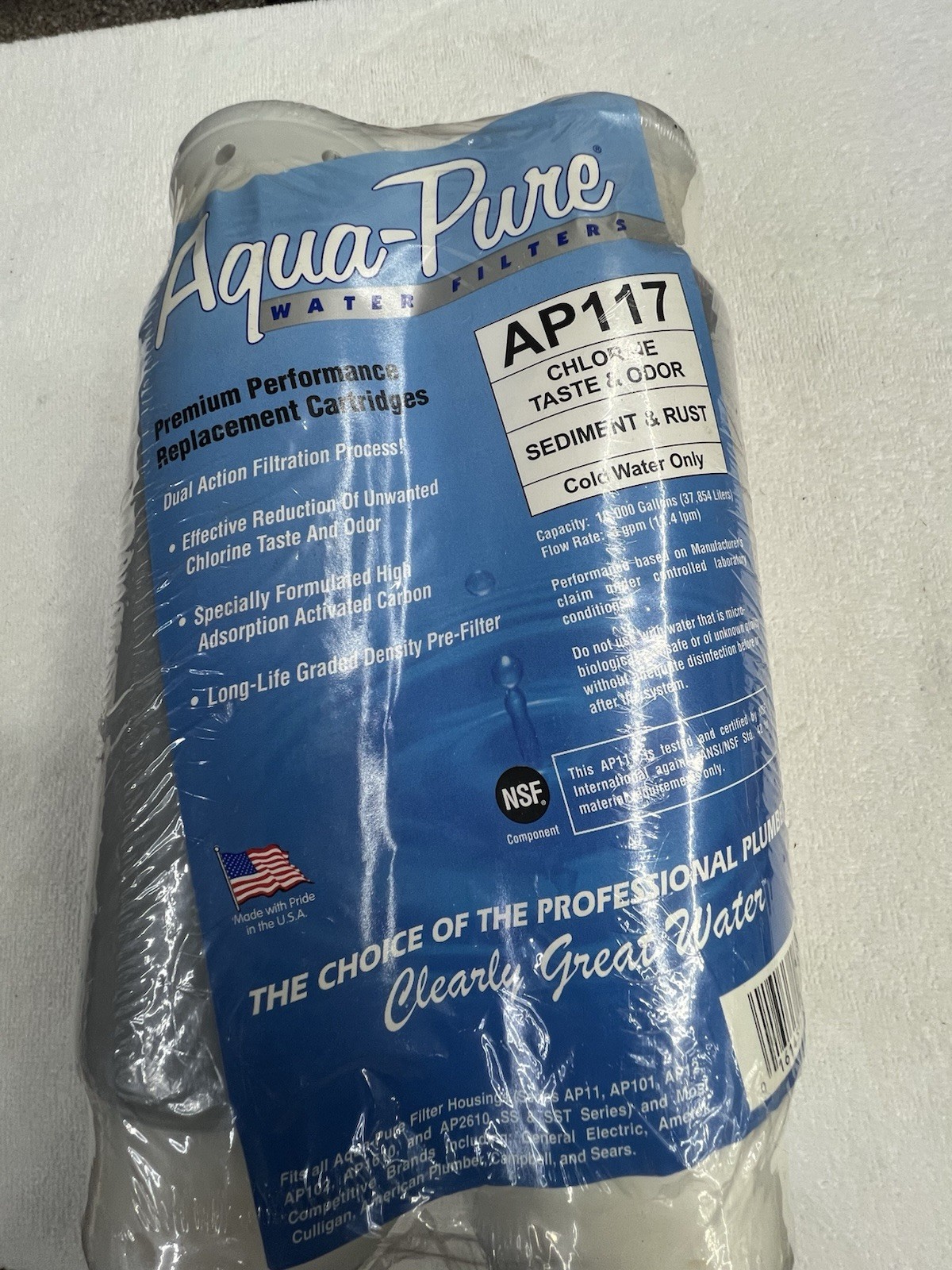 Aqua-Pure AP117 2- Pack Premium NEW IN SEALED PLASTIC two PIECES