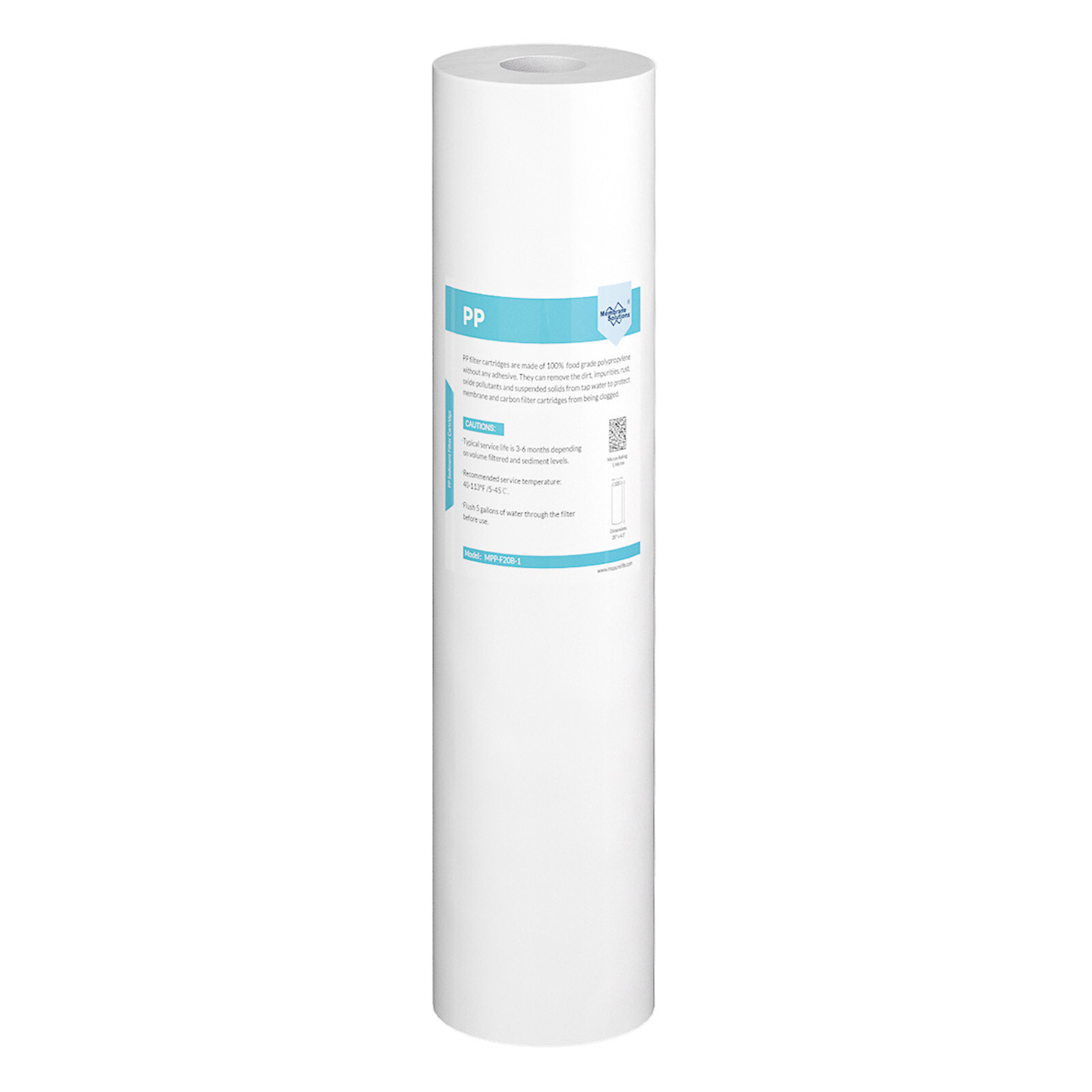 20 Pack 1 Micron 20″x4.5″ Whole House Sediment Water Filter Big Blue Replacement