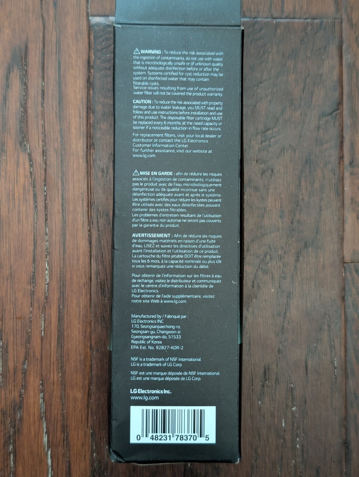 1 Pack Of LG LT700P Refrigerator Water Filter Replacement | FREE SHIPPING