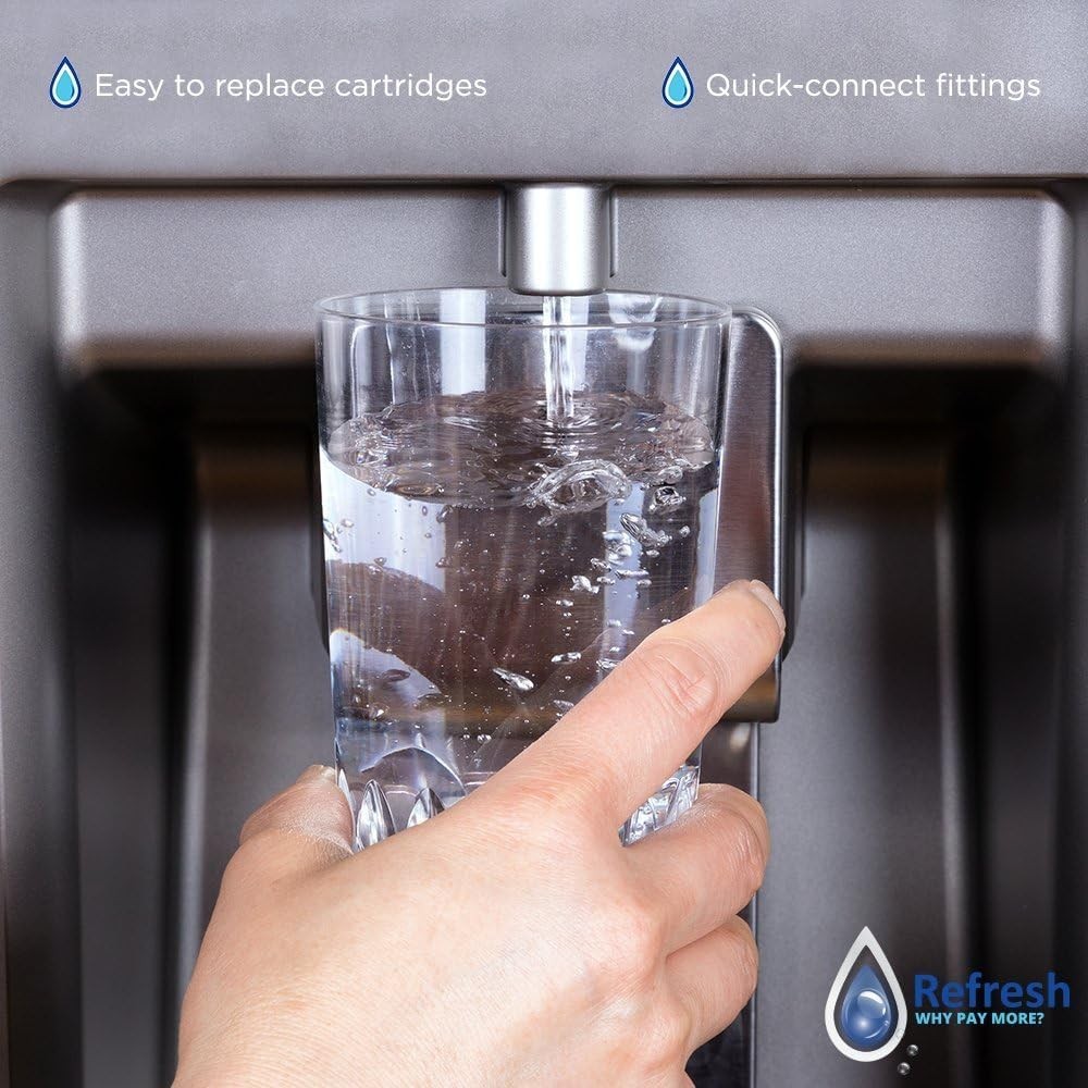 Filter Water Replacement LG Kenmore R 9990 3 Pack White Refrigerator