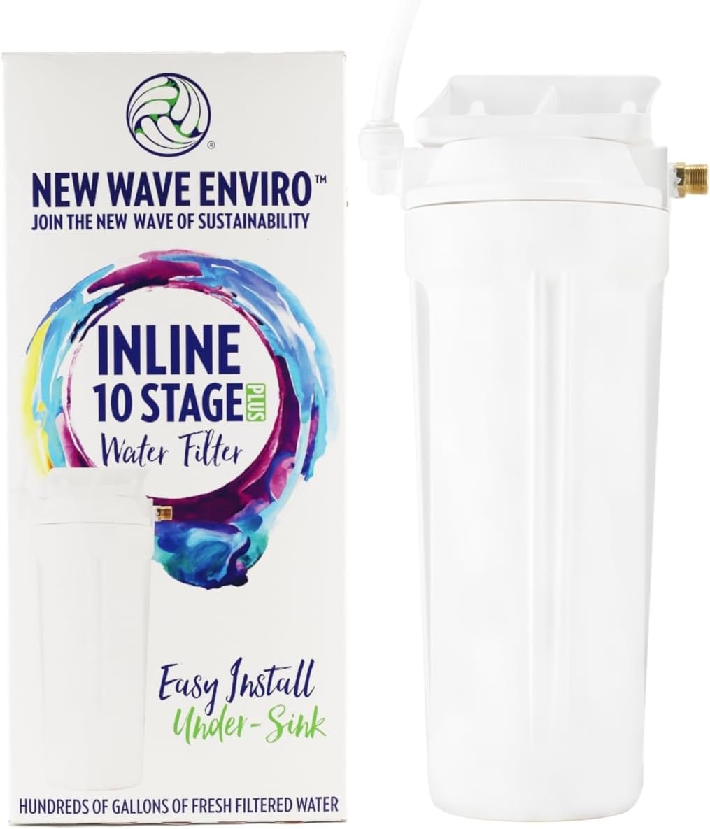 New Wave Enviro 10 Stage Plus Inline Water Filter System | 800 Gallon Capacity |