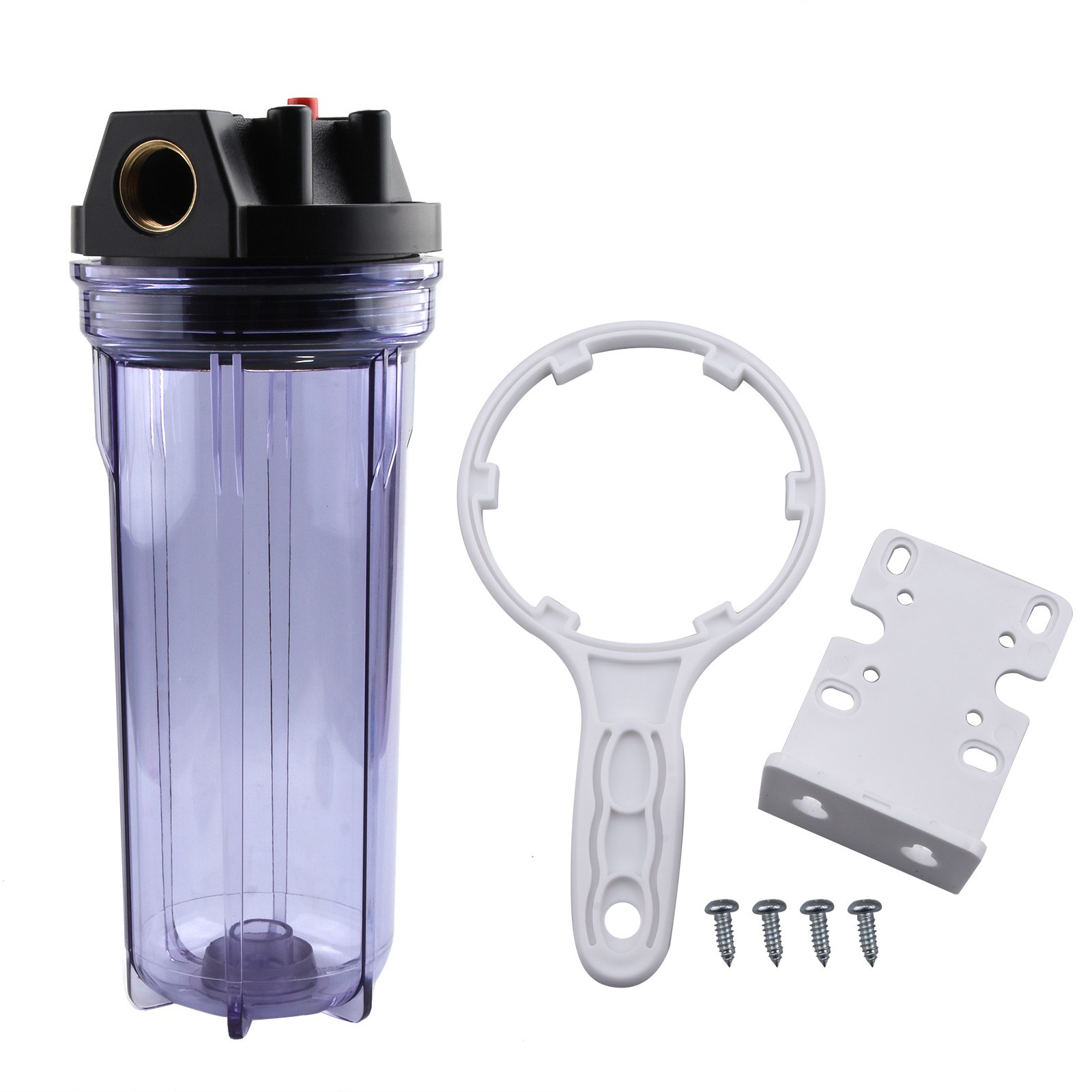 Whole House Water Filter Housing Assembly Kit 3/4″ Inlet for 10″x2.5″ Sediment