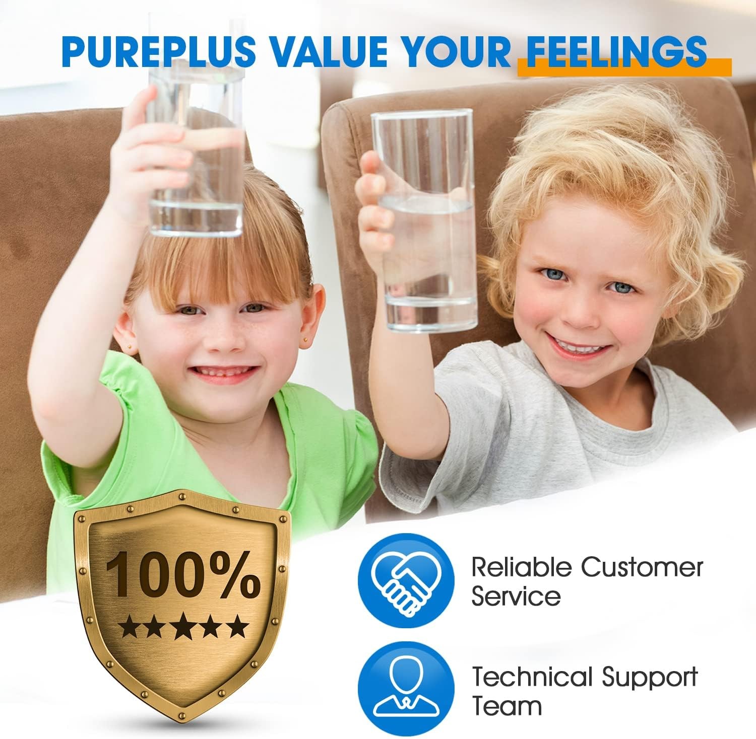 3Pcs Refrigerator Water Filter for LG LT600P Kenmore 469990, 5231JA2006A/JA2006B