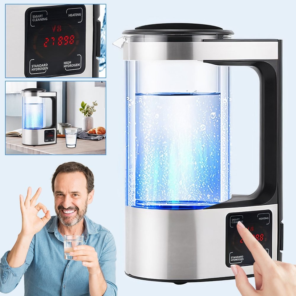 2L Portable Kangen Water-Electric Hydrogen Rich Water Ionizer Generator Machine