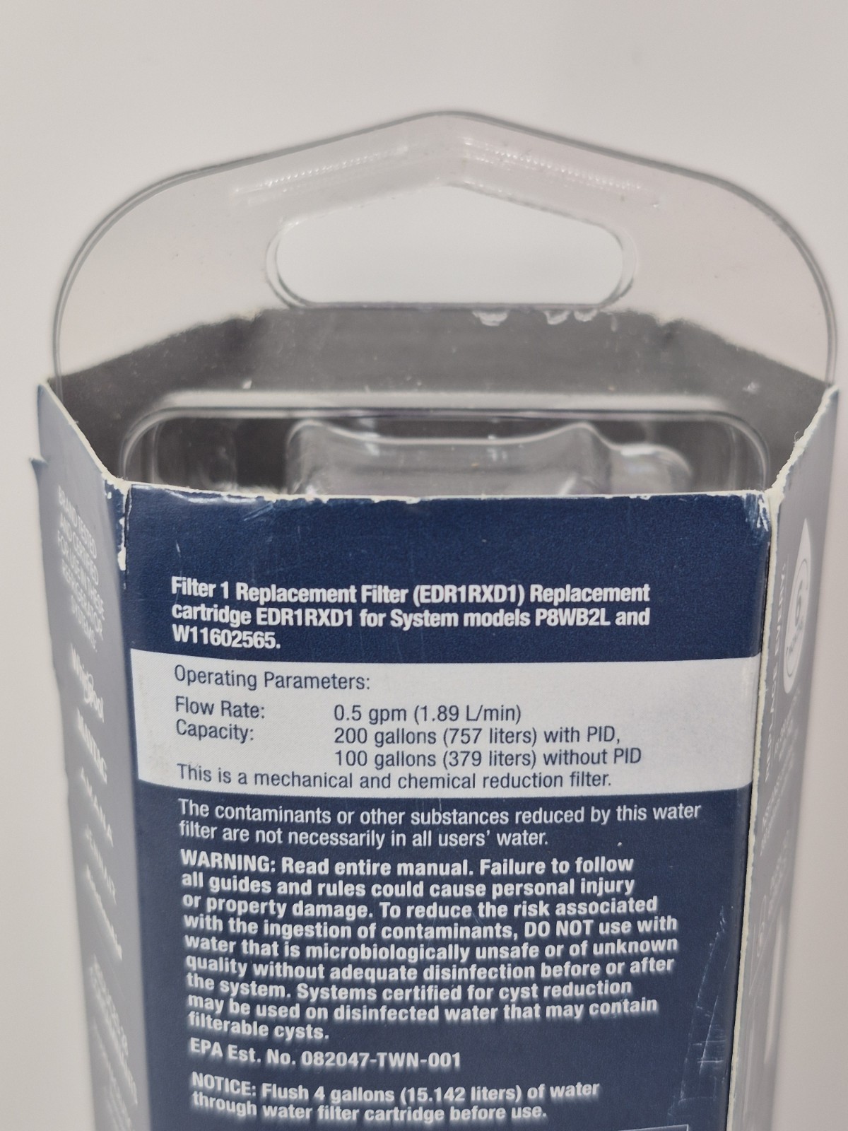 EveryDrop #1 Refrigerator Ice and Water Filter Whirlpool ΕDR1RXD1 / Brand New