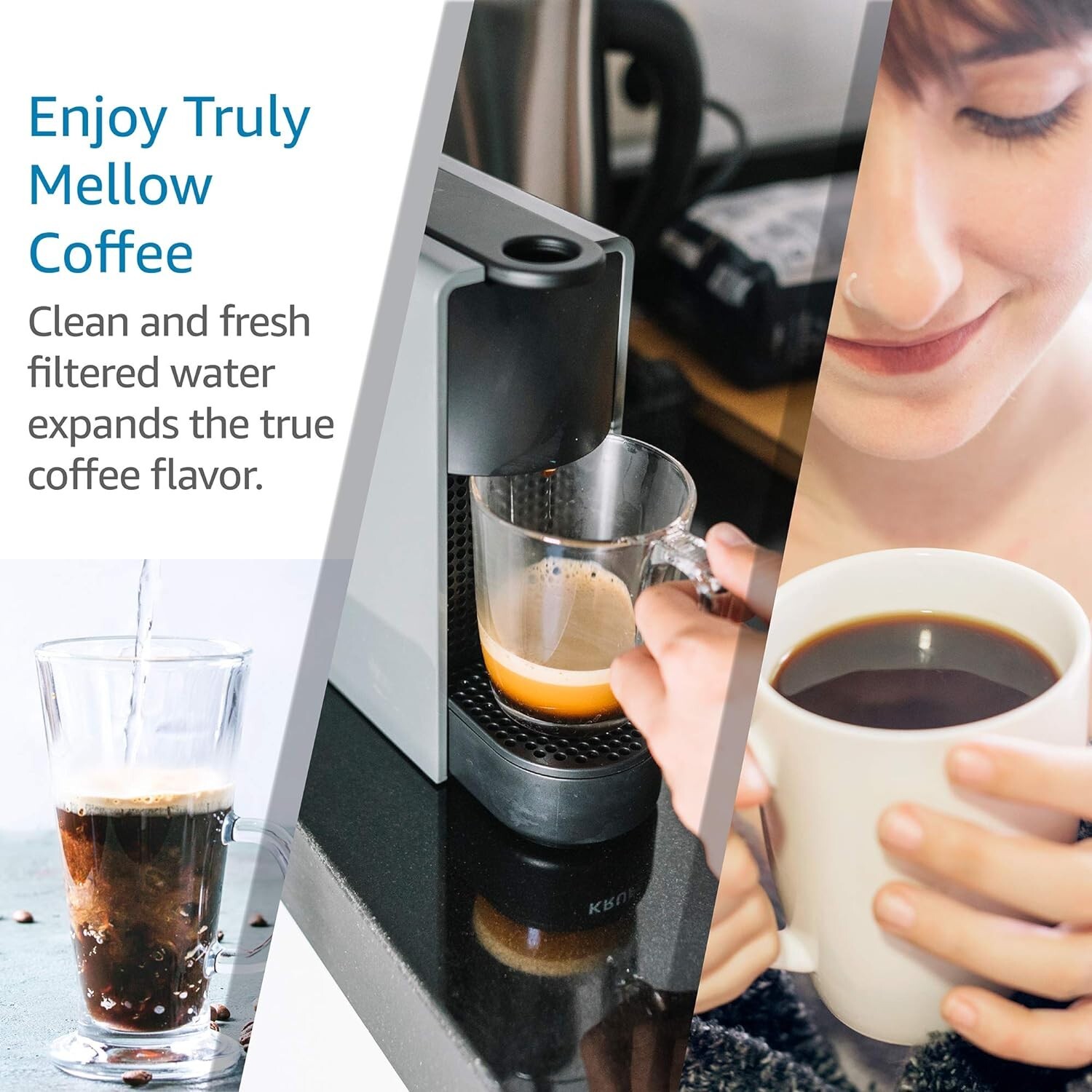 AQUACREST TÜV SÜD Certified Coffee Water Filter, Replacement for DLS C002(4)