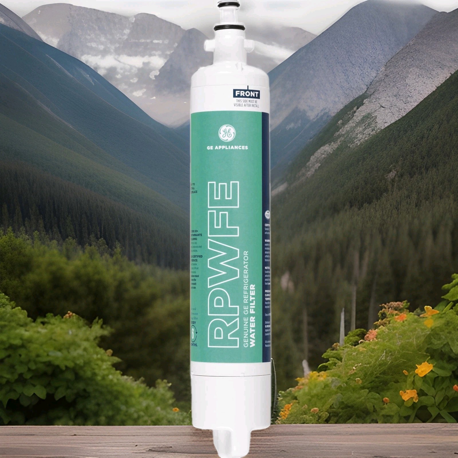 GE RPWFE Refrigerator Water Filter Household Fridge Cartridge Filter（No chip)