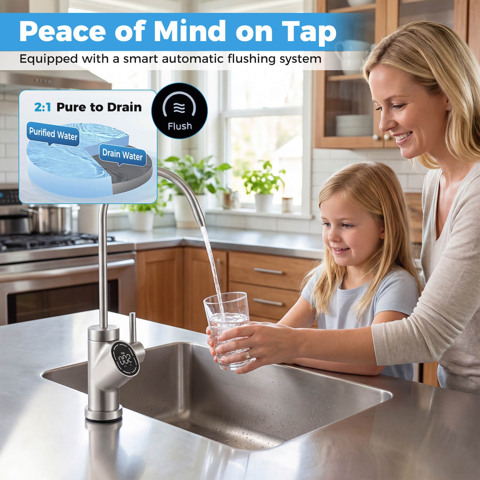 800 GPD AW-RB20 Alkaline PH+ Reverse Osmosis Water Filter w/8-Stage Filtration