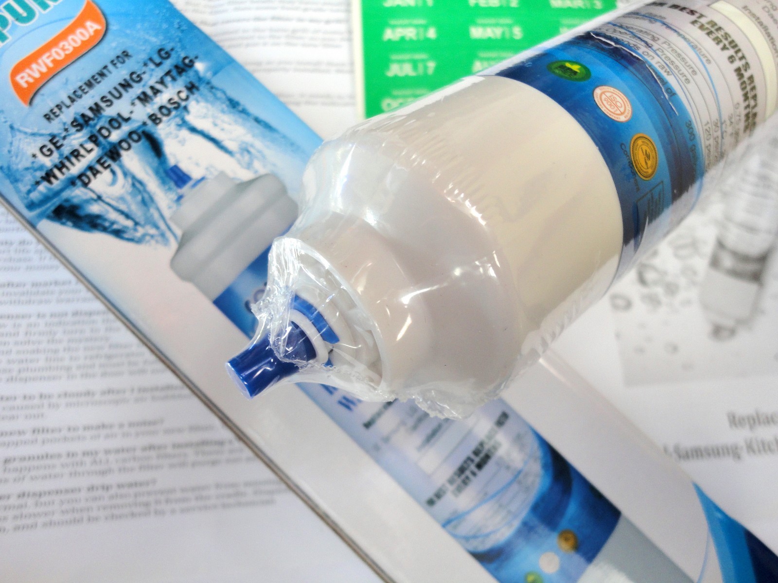 Universal inline under sink water filter – various systems