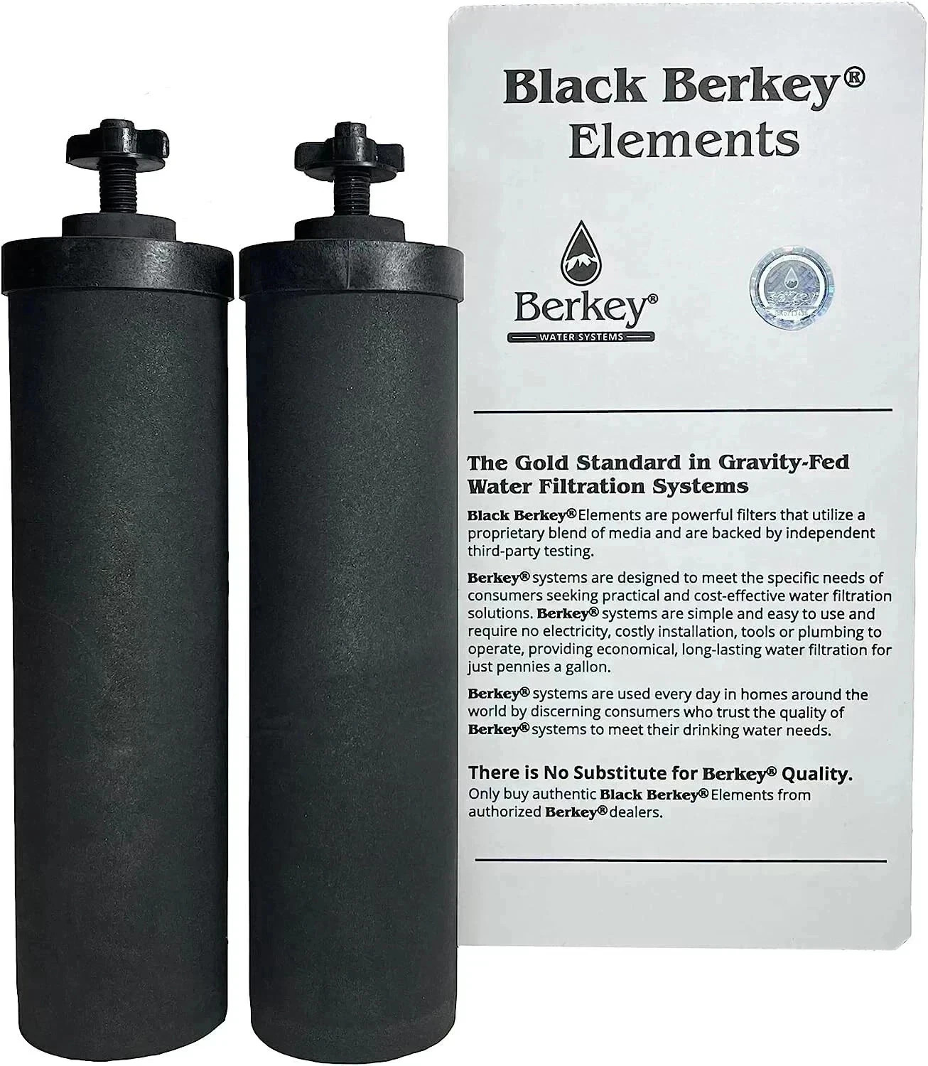 BB9-2 Black Berkey Water Filter Replacement Elements (2-Pack)