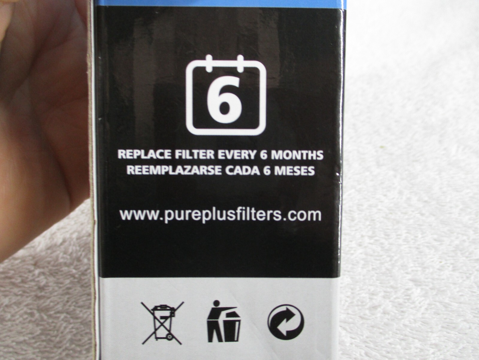 Pureplus Refrigerator Water Filter Replacement High Capacity 300 Gal PP-RWF3600