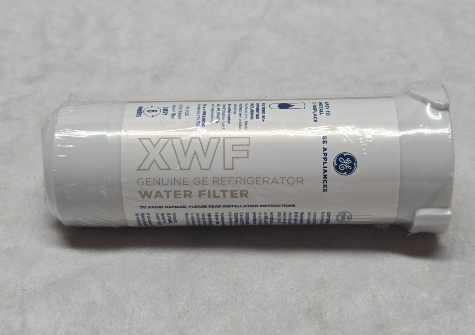 Genuine General Electric XWF Refrigerator Water Filter – White Sealed