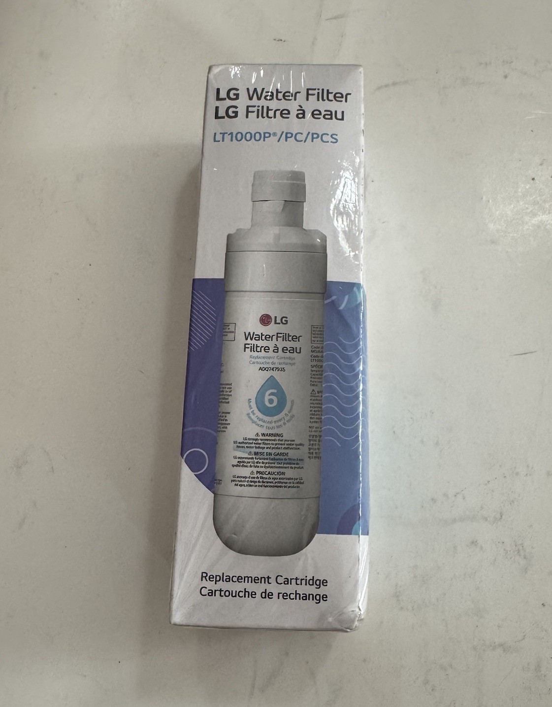 LG LT1000P Replacement Refrigerator Water Filter Genuine NEW E47