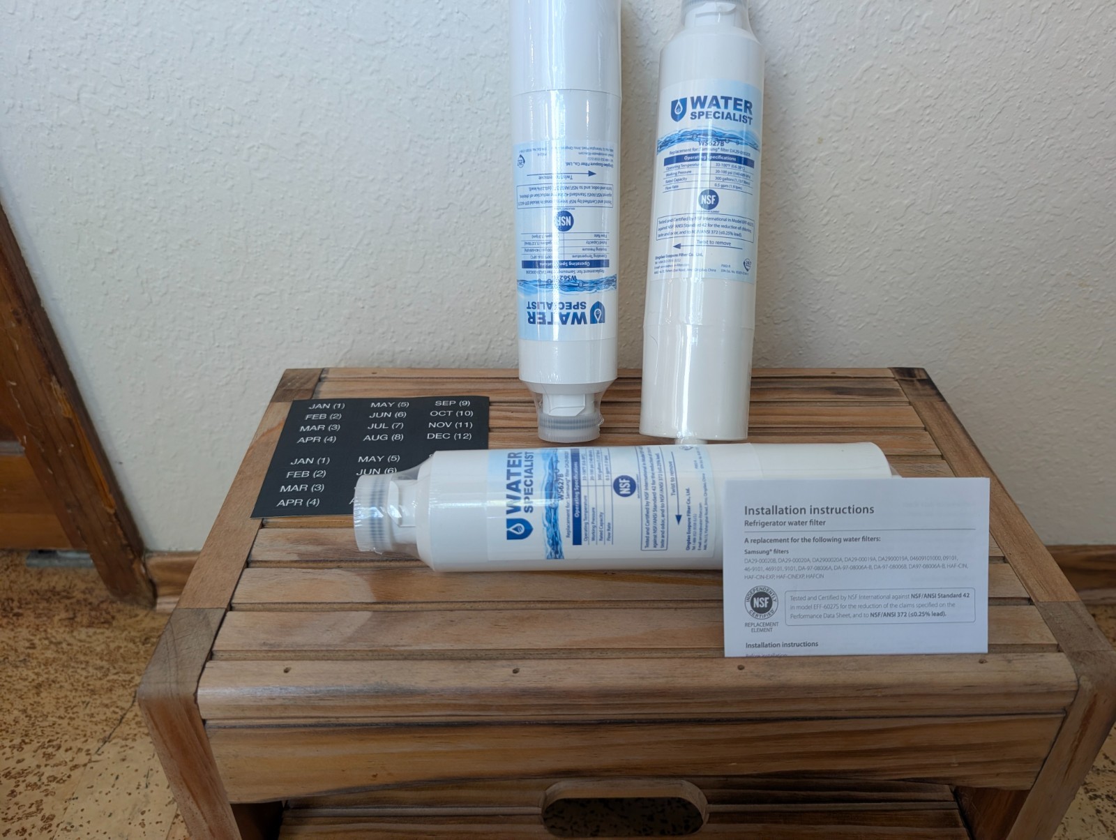 Waterspecialist WS627B Refrigerator Water Filter 3-Pack Samsung DA29-00020B