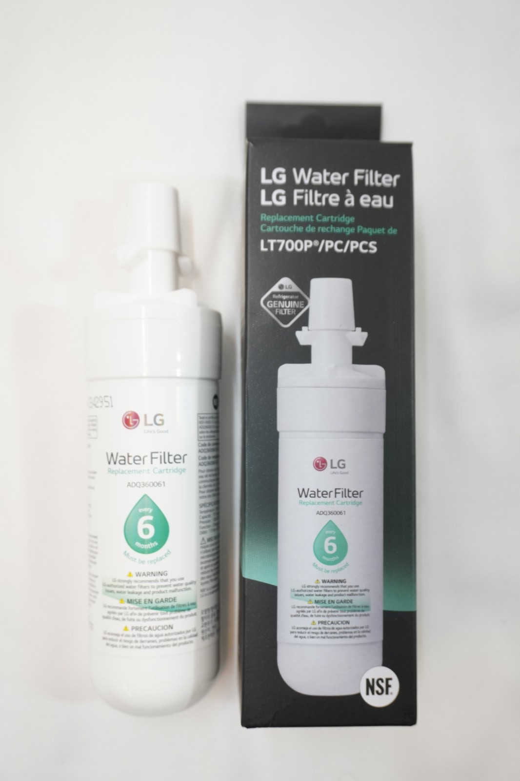 LG WATER FILTER REPLACEMENT CARTRIDGE LT700P/PC/PCS – PREOWNED **