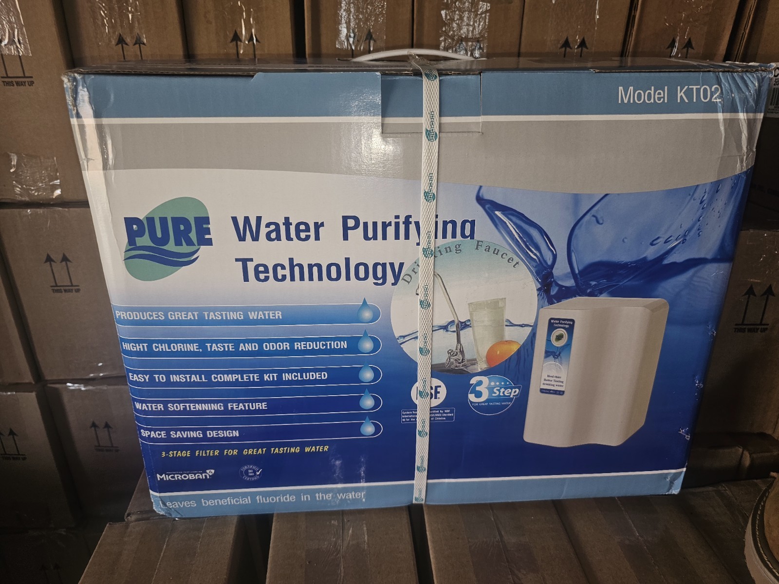 Pure Water Purifying Technology 3 Stage Filter Model kt02 New