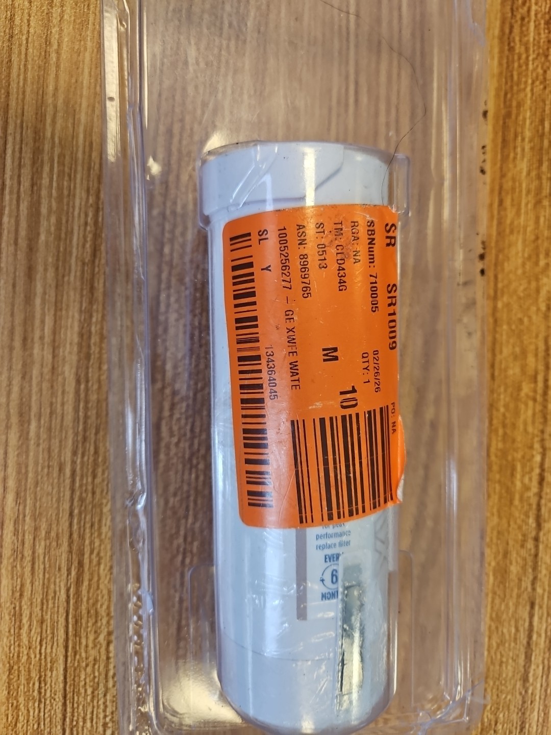 GE XWFE Refrigerator Water Filter – White
