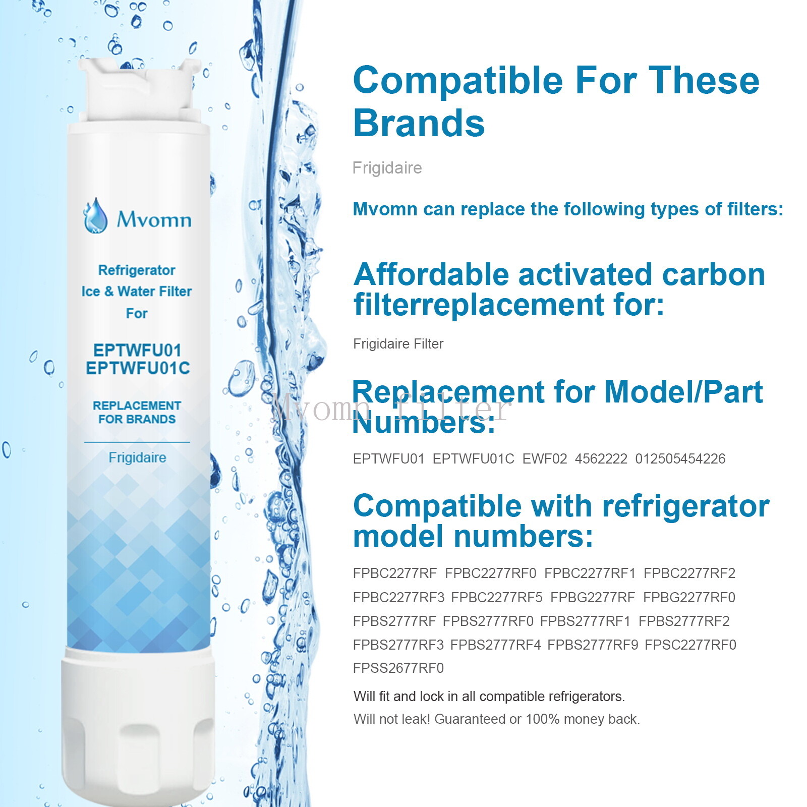 2PACKS For Frigidaire EPTWFU01 Pure Source Ultra II Refrigerator Water Filter