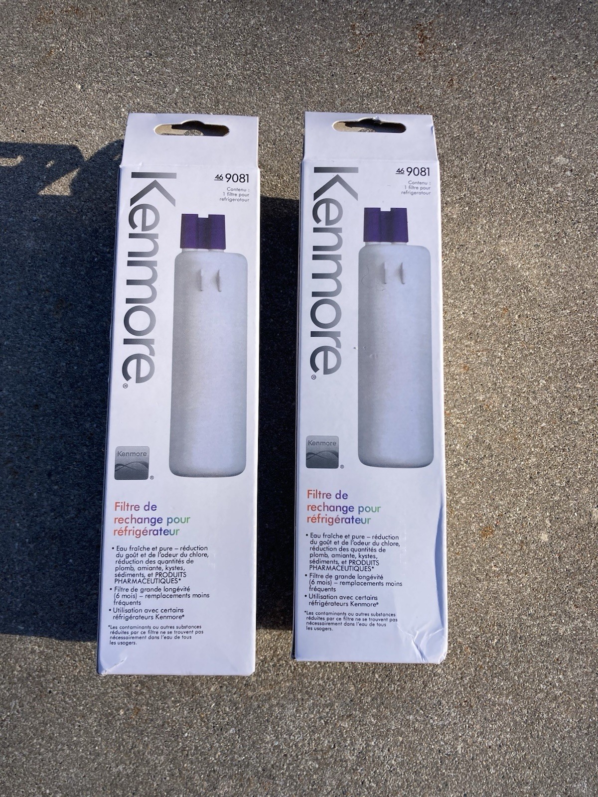 2 Pack Kenmore 469081 Replacement Refrigerator Water Filters 9081 Long-life