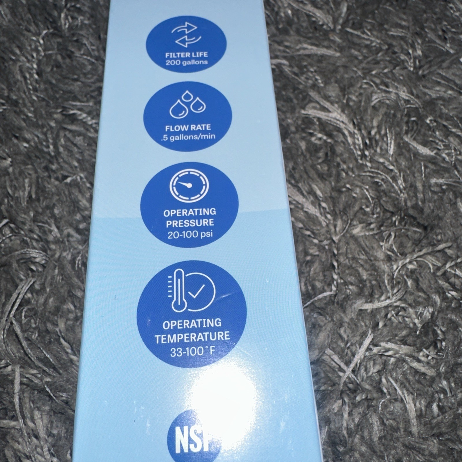 3 Pack Mist LT1000P Water Filter Replacement, Compatible LG Models (CWMF002)