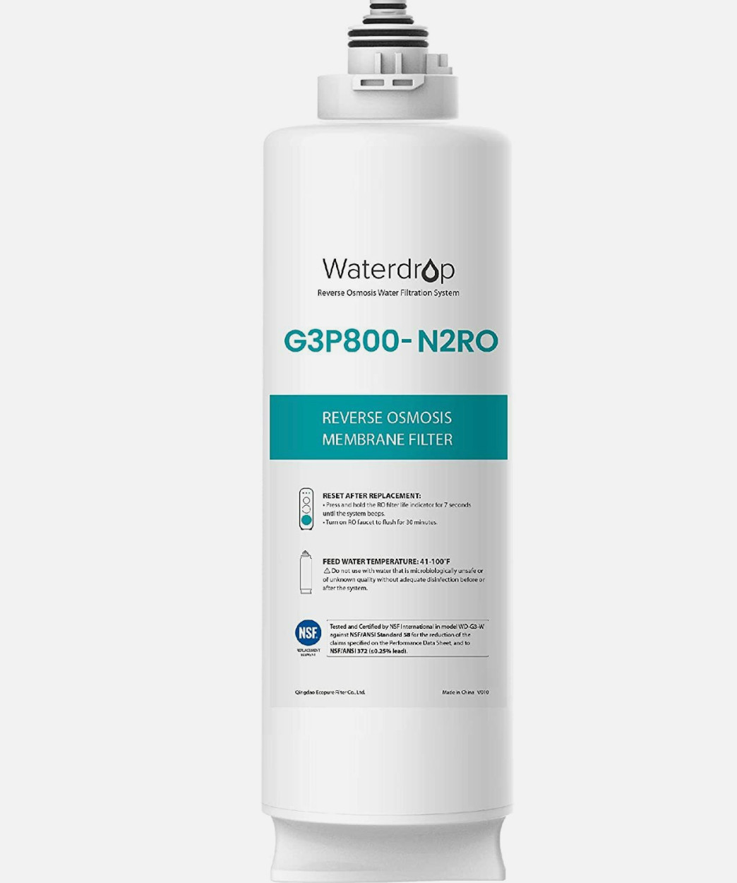 Waterdrop WD-G3P800-N2RO Filter, for WD-G3P800-W Reverse Osmosis System
