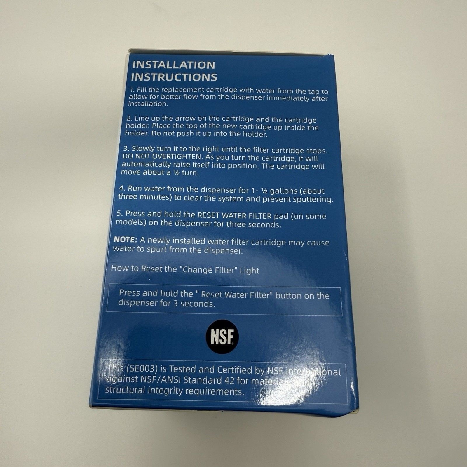 SETFEEL SE003 Replacement Filter MWF, MWFP/A, HDX FMG-1, GWF