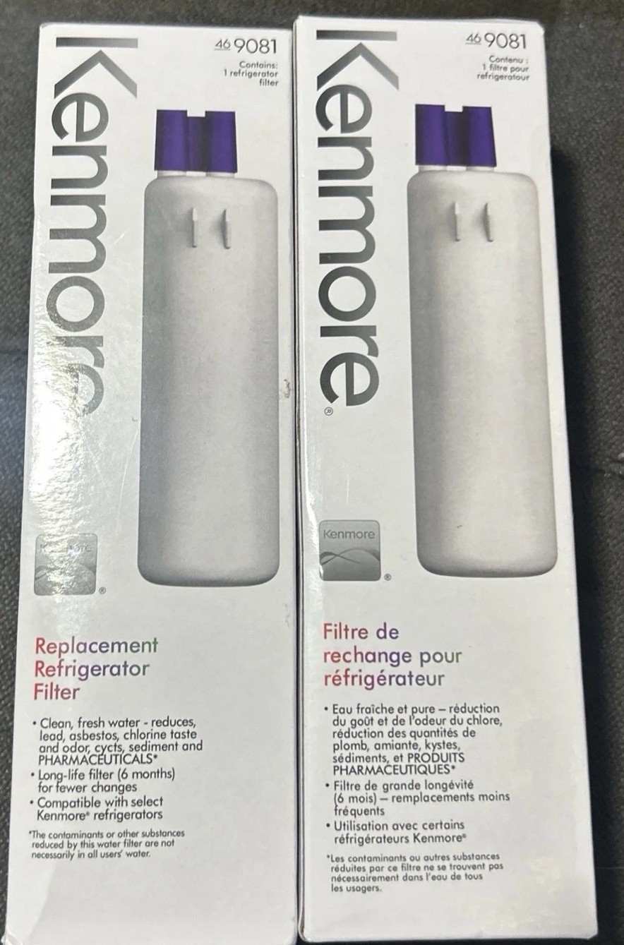 Kenmore 9081 Refrigerator Water Filter Replacement White 2 Back