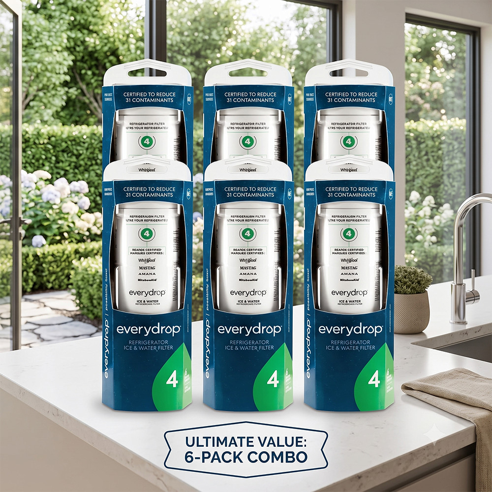 ED²R4RX²D1 Refrigerator Ice Water Filter Cartridge 1/6 Pack Replacement US Ship