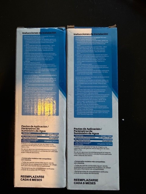 PUREPLUS RWF4700AC Fit for LG LT1000P LT1000 LT1000PC & Air Filter, 2 Pack