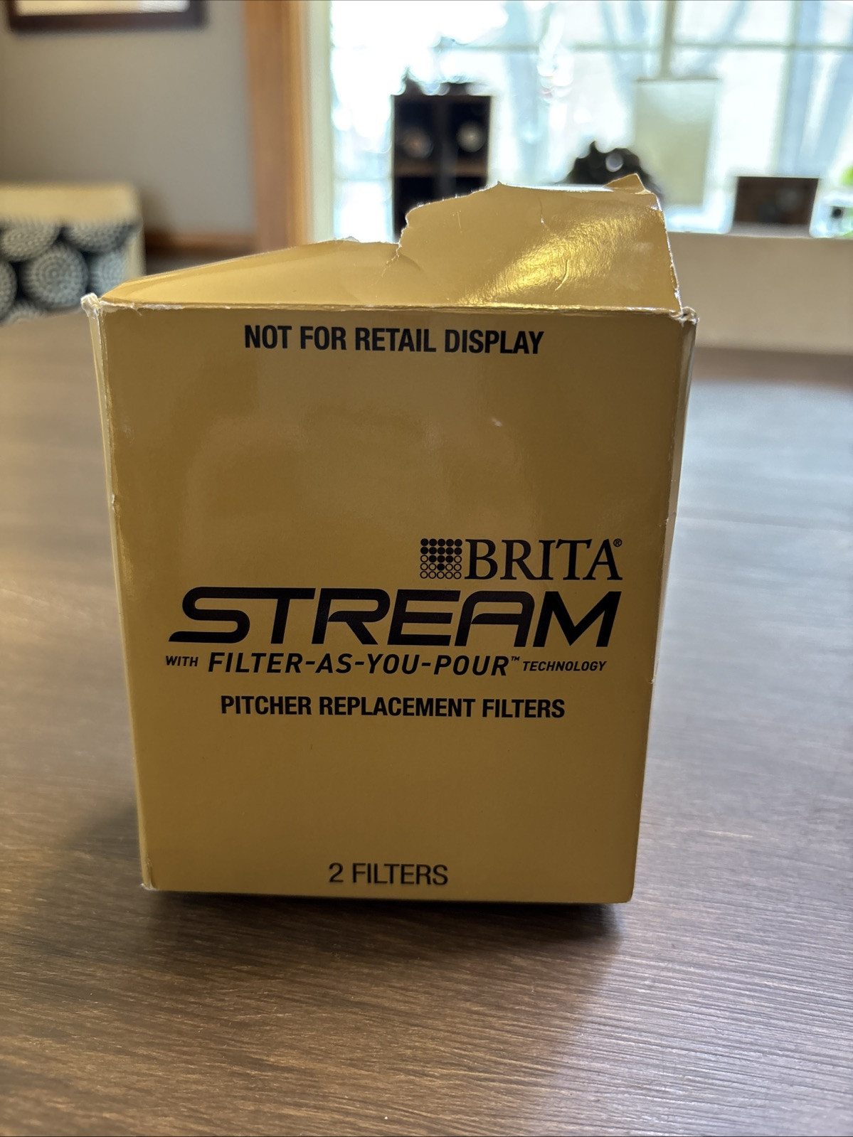 2 COUNT – Brita Stream Pitcher Replacement Water Filter with Filter-As-You-Pour