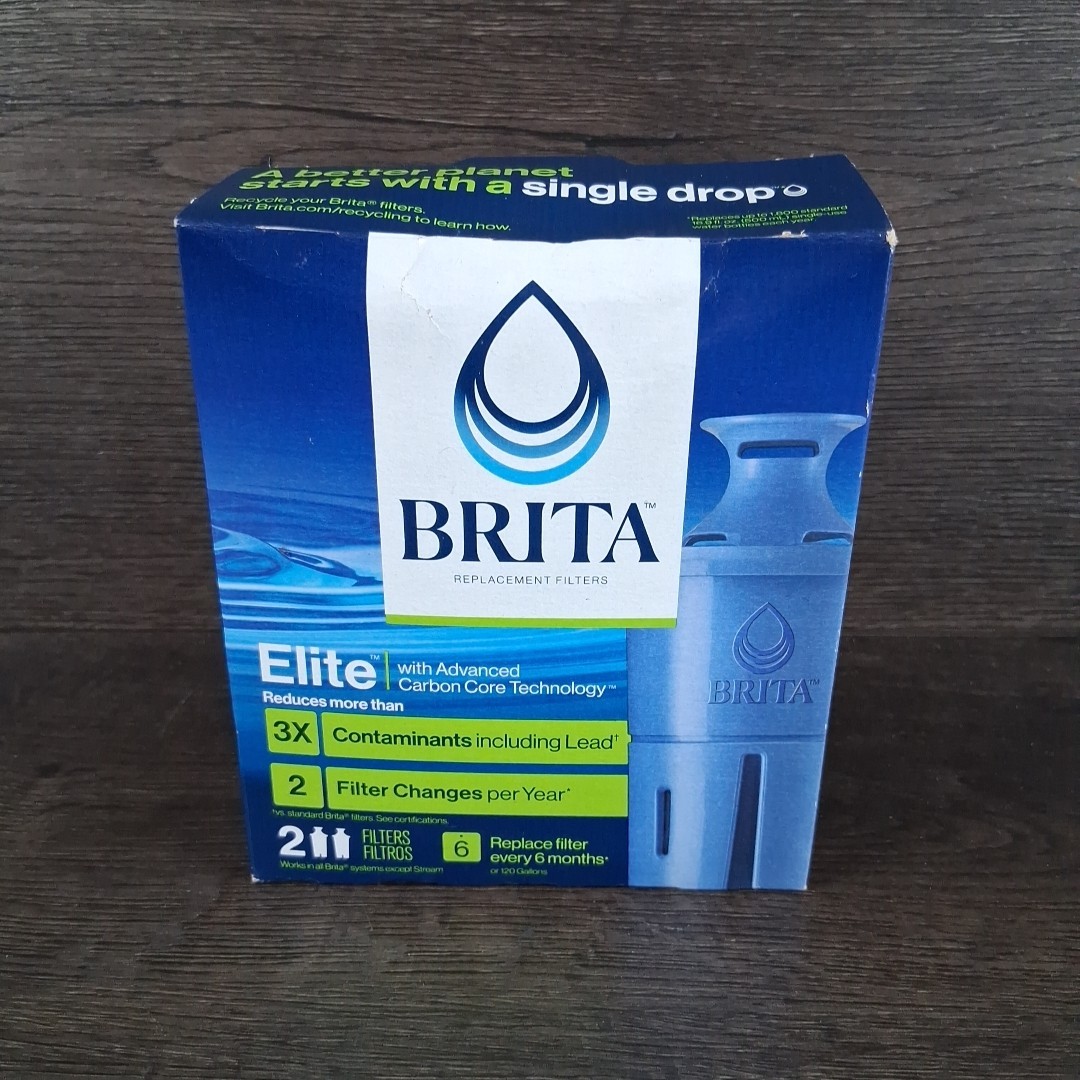 Brita Longlast Replacement Filters for Pitchers Dispensers – 2 Count