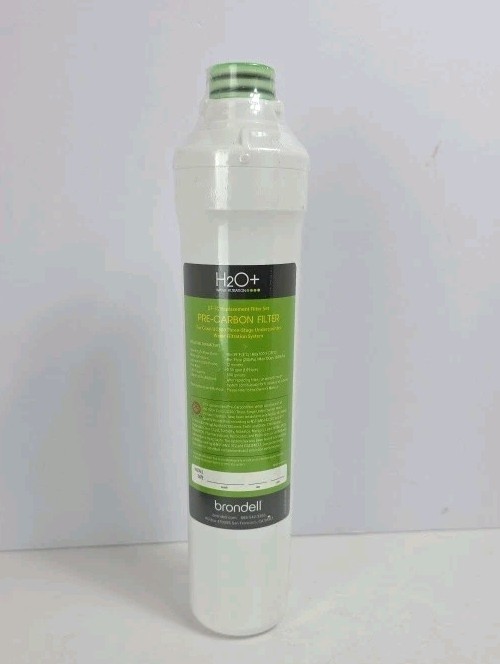 Brondell H2O+ UF-35 Pre-Carbon Filter Green Sealed Brand New