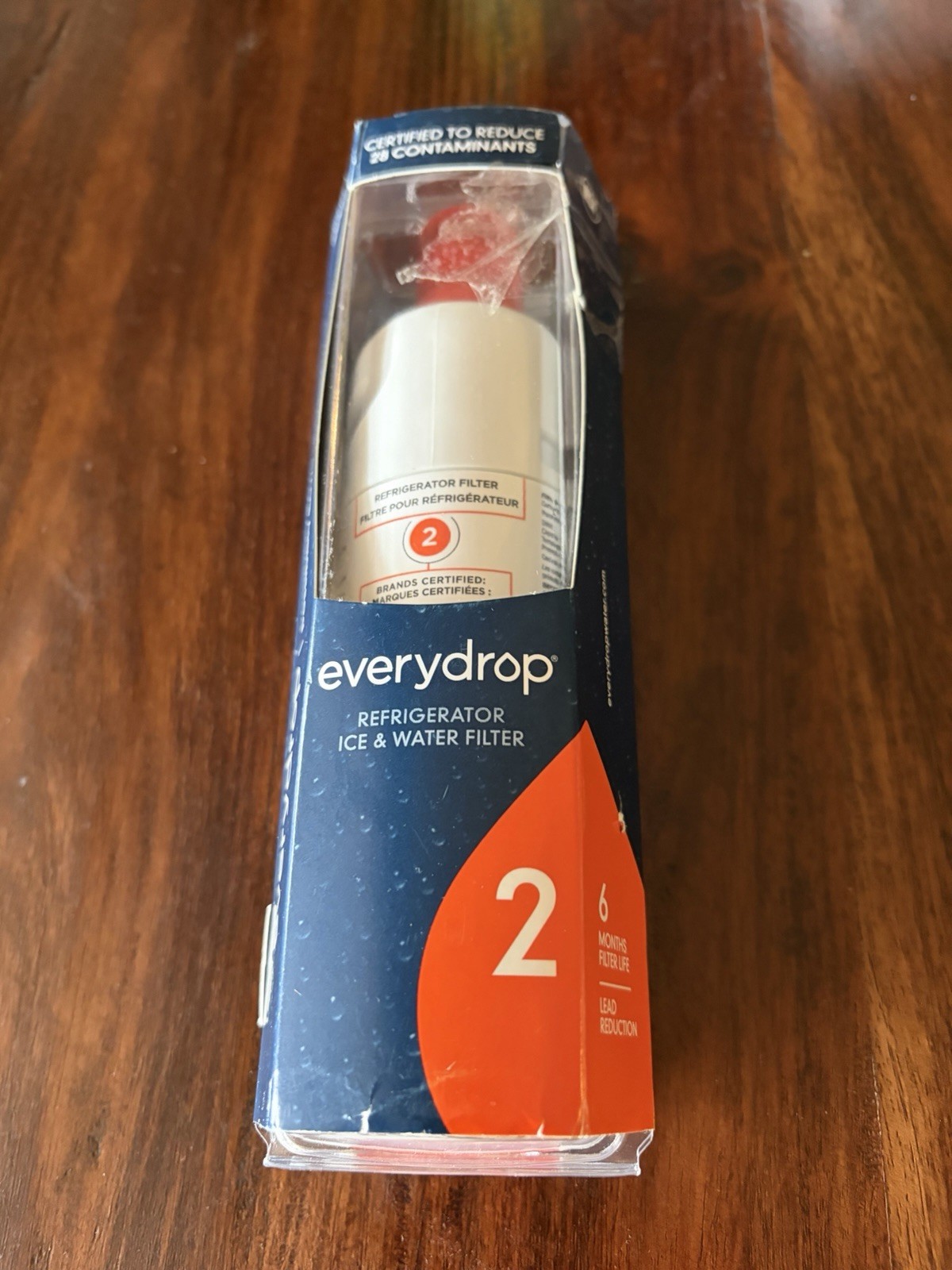 EveryDrop #2 Ice & Water Refrigerator Filter ΕDR2RXD1 New In Box