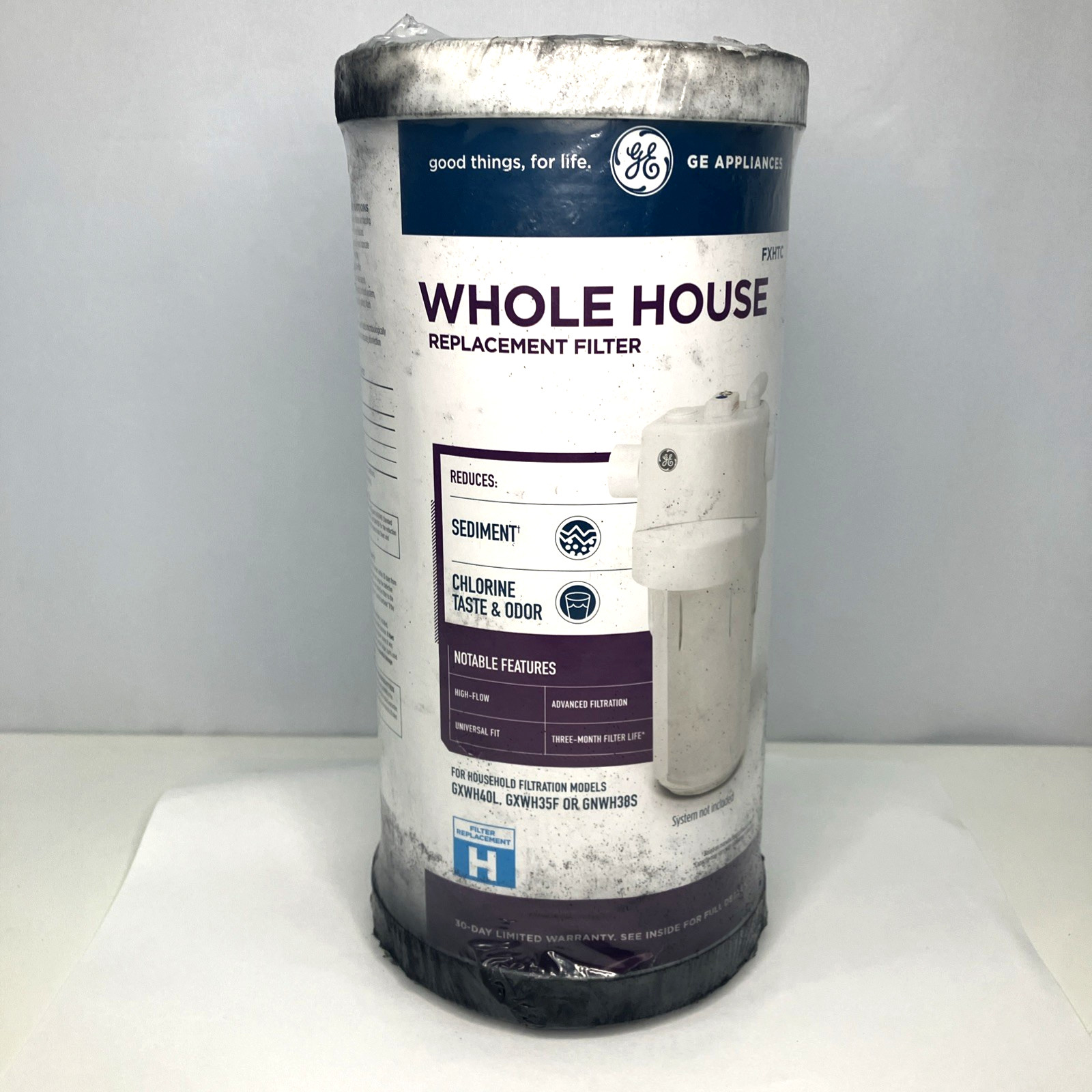 GE High Flow Whole House Replacement Filter FXHTC Sealed Type H Universal Fit