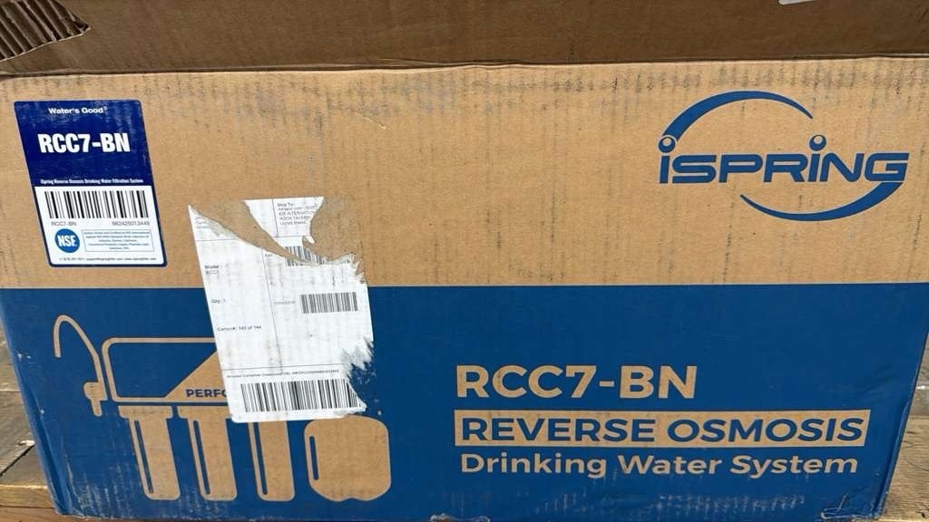 iSpring RCC7-BN Reverse Osmosis Drinking Water System
