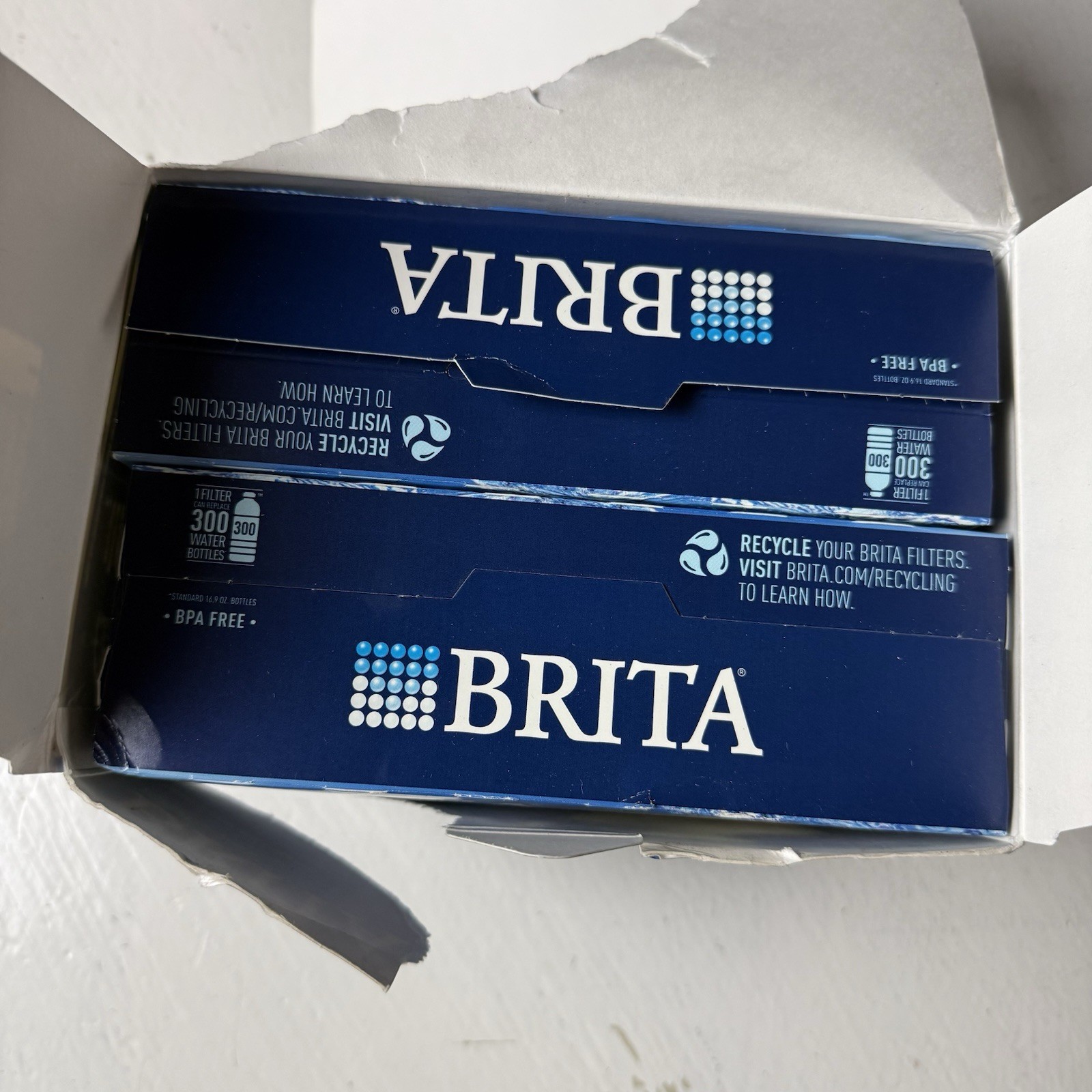 Brita Standard Water Filter Replacement Filters for Pitchers and Dispensers 6 PK