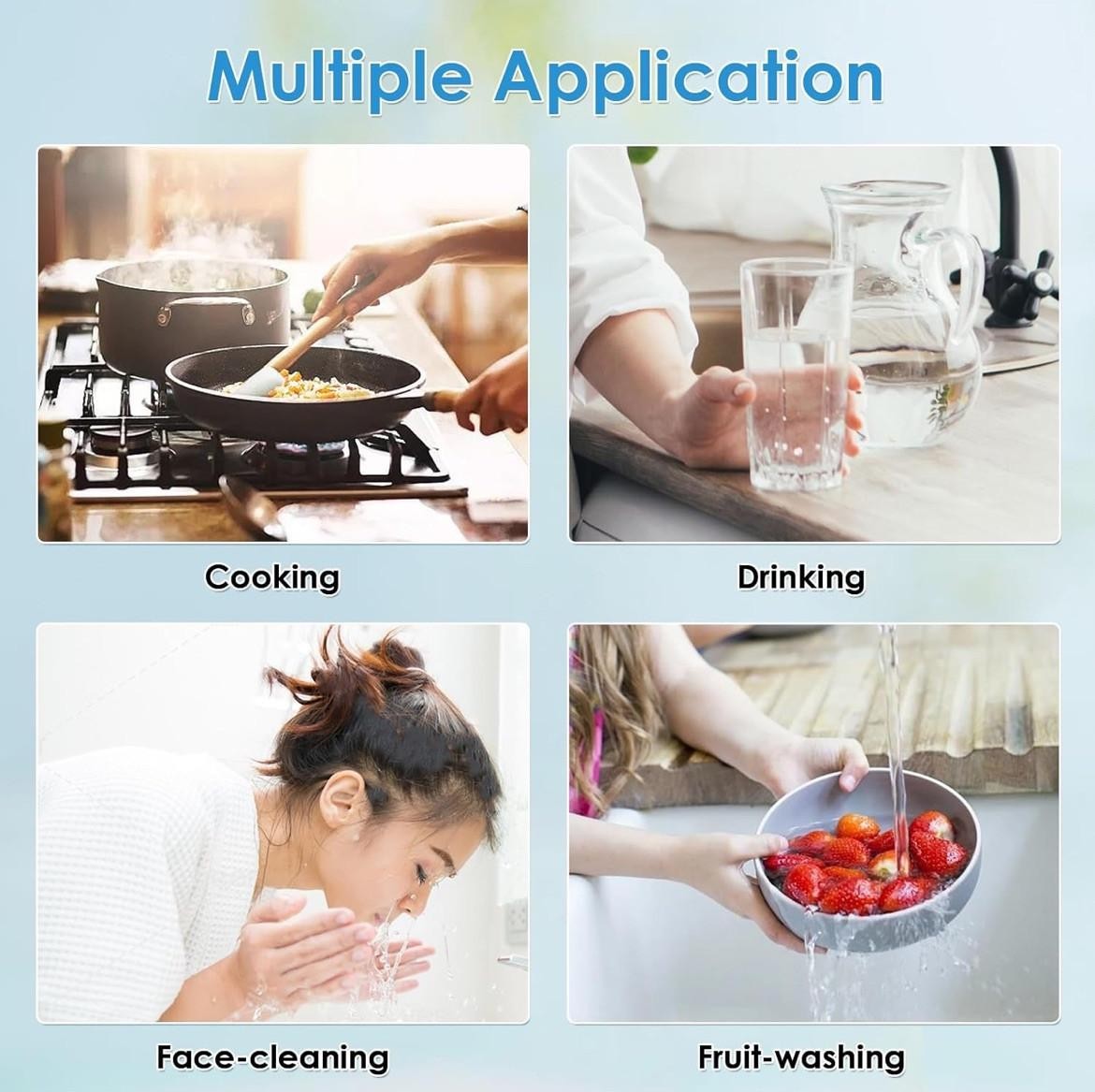 Faucet Water Filter – Water Filter for Sink, Faucet Water Purifier