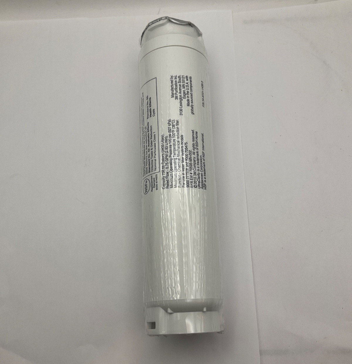 Bosch 9000194412 Ultra Clarity Refrigerator Water Filter Sealed
