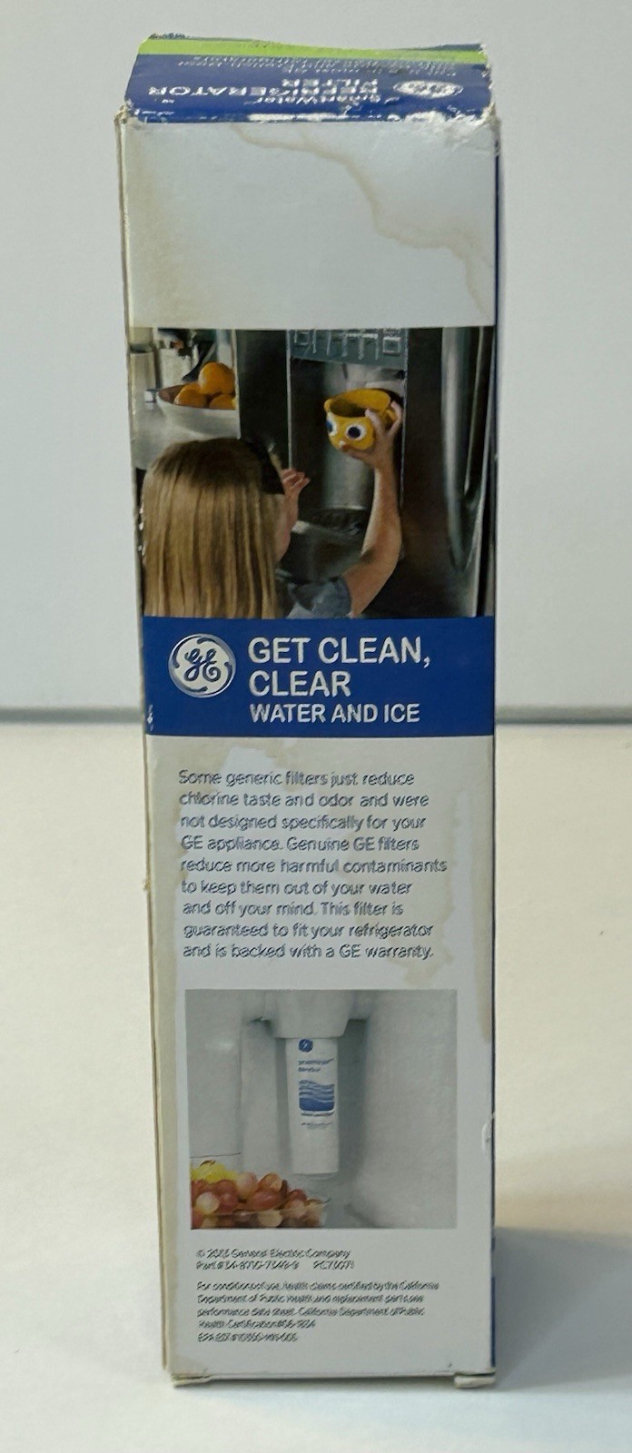 New Genuine OEM GE MSWF SmartWater Refrigerator Water Filter Replacement Sealed
