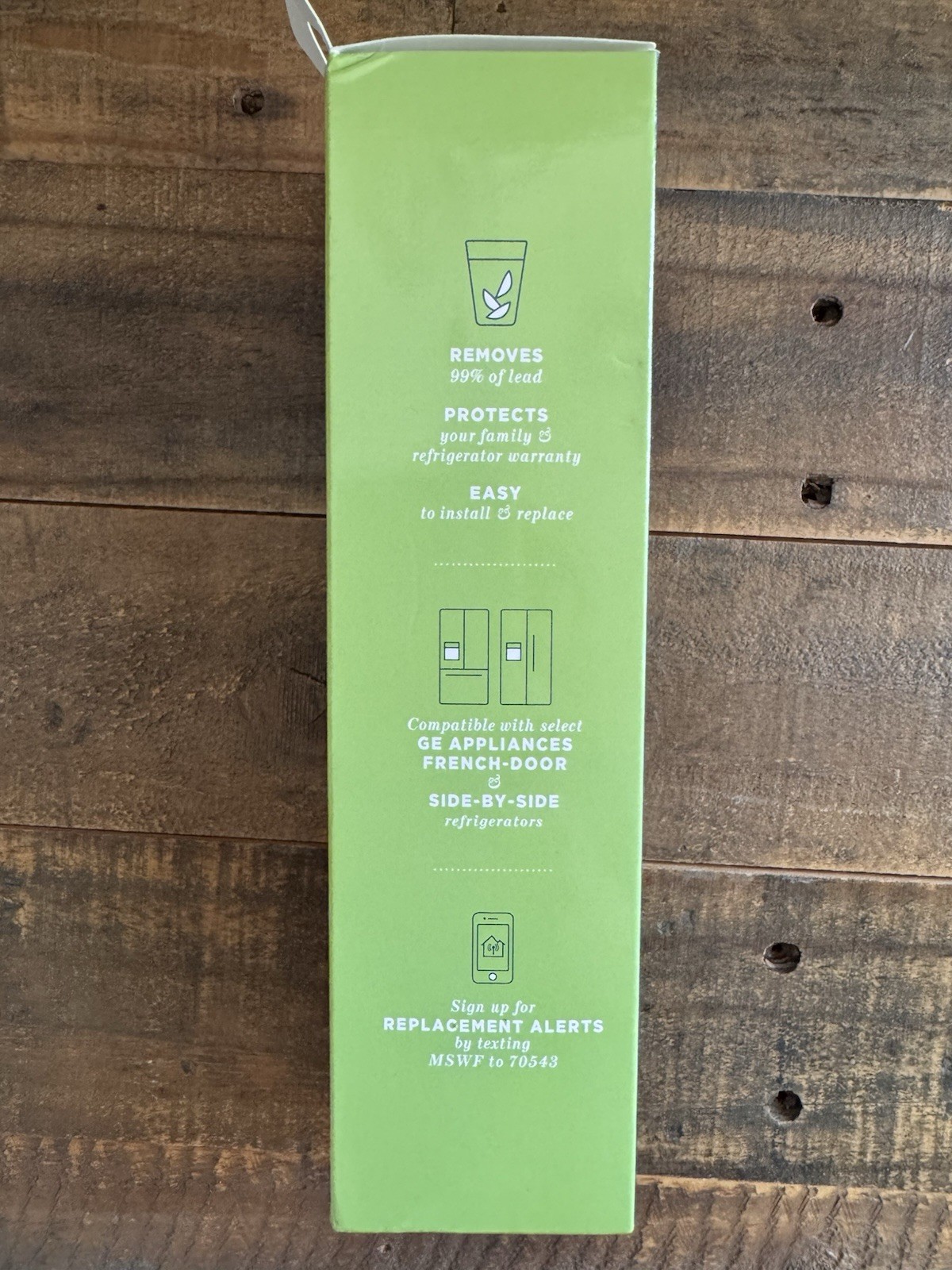 GE Appliance MSWF Refrigerator Water Filter Refill Unopened Original Packaging